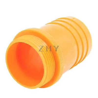 

1.7" Water Pump Hose Barb to 1.8" Male Thread Coupler Adapter Fitting Orange