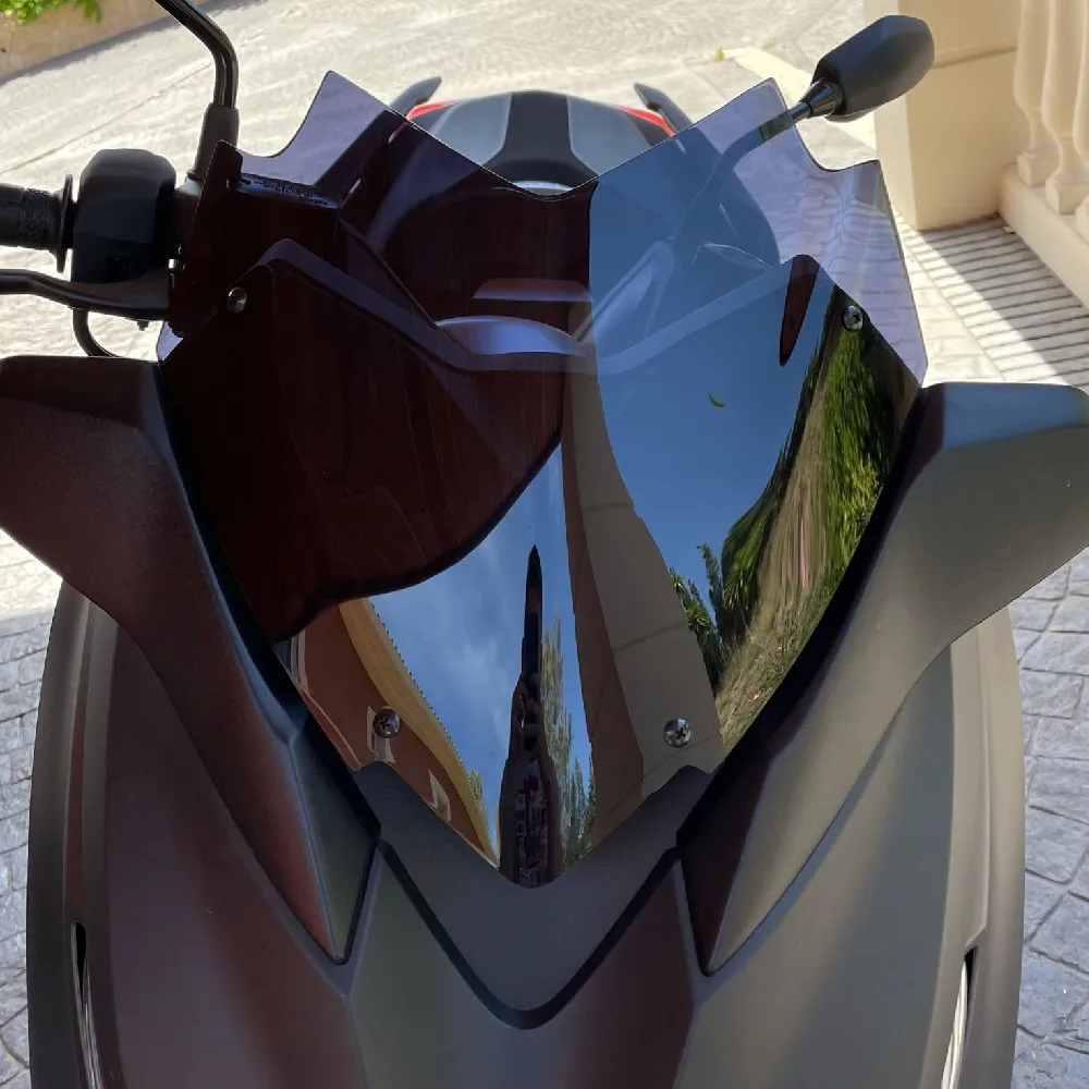 Motorcycle Sports Windshield WindScreen Visor Viser Fits For XMAX300 XMAX250 XMAX 250 300 2018-2019 Double Bubble | Автомобили и