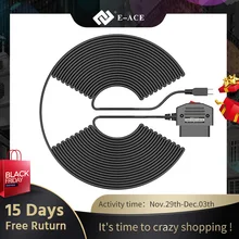 E-ACE Z02 OBD кабель для автомобильного видеорегистратора напряжение 12 В до 5 В 0.5A-2A понижающая линия мини USB порт длиной 3,5 метров для автомобильного видеорегистратора Dvr Cam