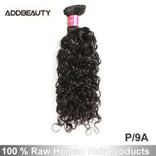 Addbeauty перуанские Волнистые пряди для волос 1"-30" remy Pro. Соотношение/9A 1 шт натуральный цвет один срез человеческие волосы плетение
