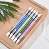 1 Pcs Dual-Ended Silicone Head Carving Dotting Pen Nail Art Brushes Rhinestone Crystal Handle Tool For DIY Gel Manicure Tools 6