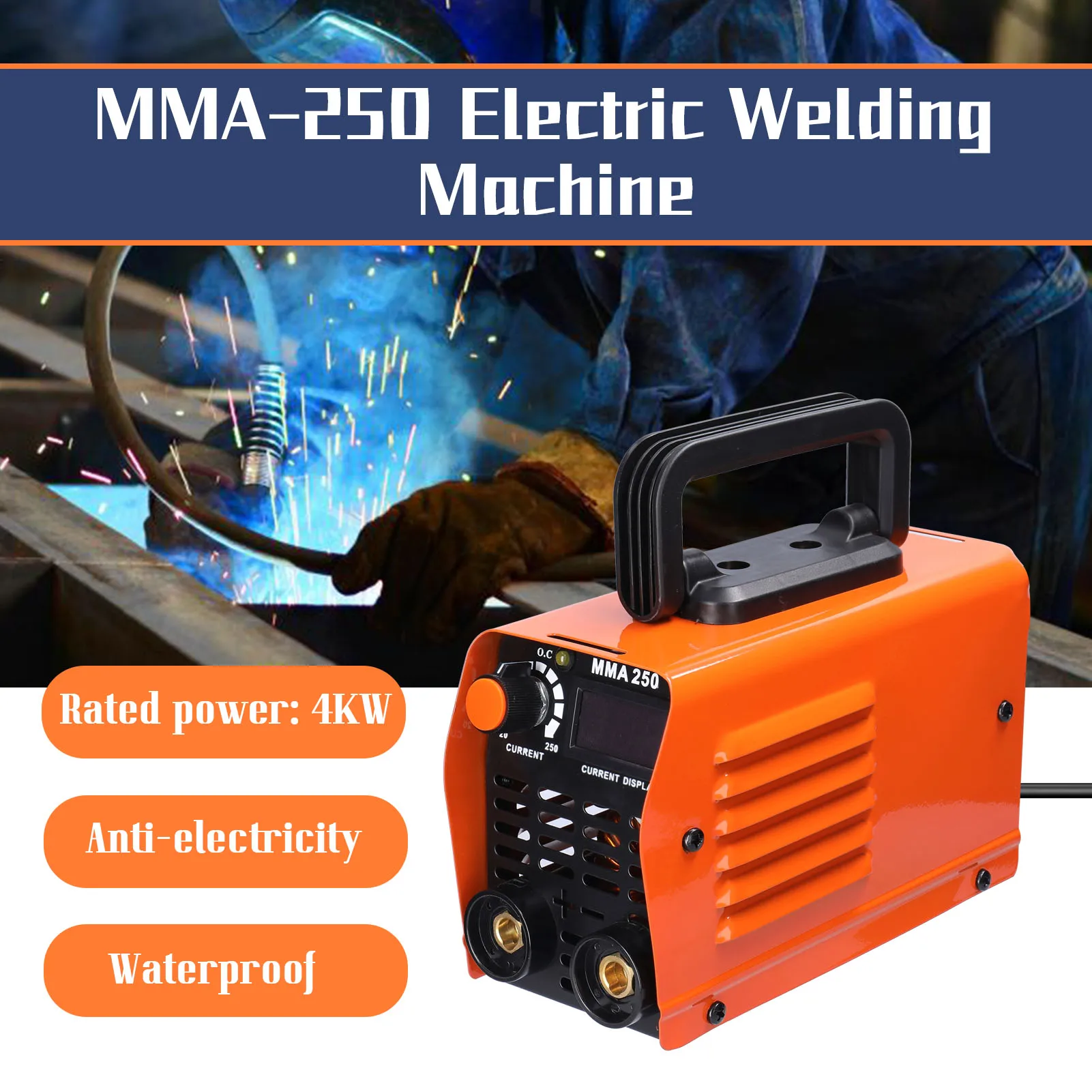 Mma250 Electric Welding Machine Household Mini Manual Welding Machine Direct Current Welding