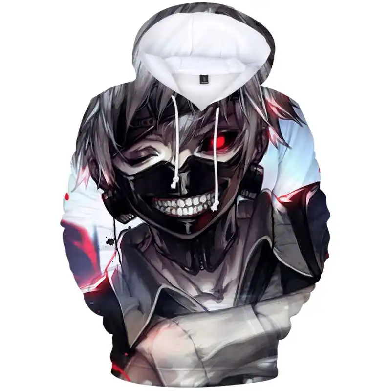 

Tokyo Ghoul 3D Print Hoodies Men Sweatshirts Women Anime Casual Hip Hop Oversized Tops Japanese Anime Streetwear Woman Clothes