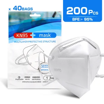 

100pcs Protective masks profession 4-Layer Filter Anti-Haze Fog PM2.5 face masks reusable mouth mask Dustproof Safely respirator