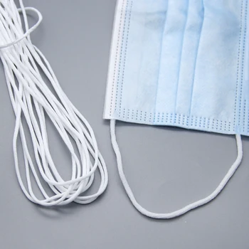 

1000Meter DIY Disposable Mask Material Protective Mask Fold Over Elastic Band Sewing Elastic Ribbon Cord Bands,1000Yc10456