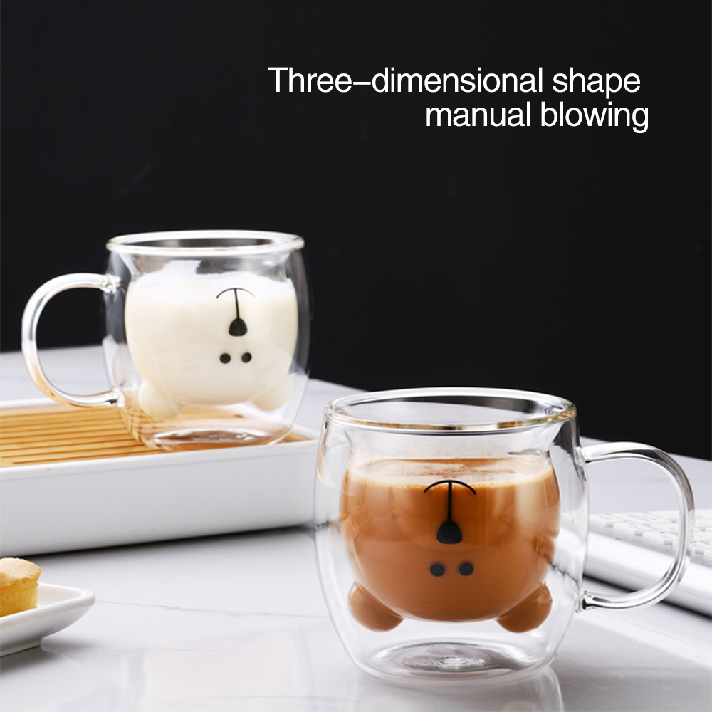 Bear Glass Cup