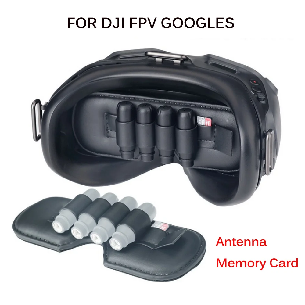 Lens-Protector Goggles Memory-Card-Slot-Holder Vr-Glasses-Accessories Dji Fpv for Antenna-Storage-Cover