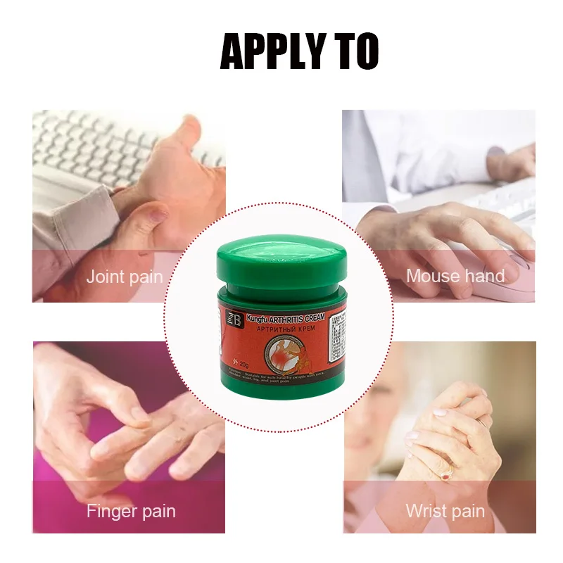 Chinese Shaolin Rheumatoid Kungfu Analgesic Cream For Arthritis Joint Back Pain Relief Ointment Muscle Knee Medicines Body Care