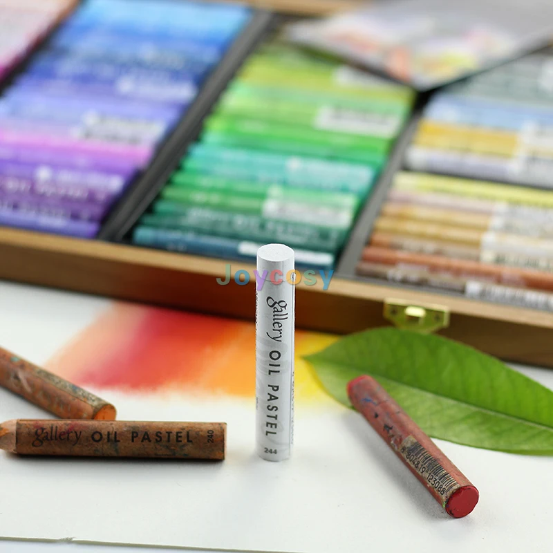 Mungyo Gallery Soft Oil Pastels Wood Box Set of 72 Colors Artist Drawing /  Korea