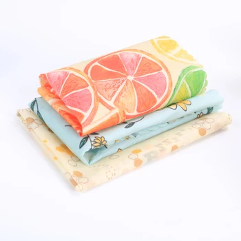 

3 Pcs Reusable Wrap Seal Food Grade Packaging Cloth Fresh Keeping Wrap Lid Cover Stretch Vacuum Food Wrap for Home Daily