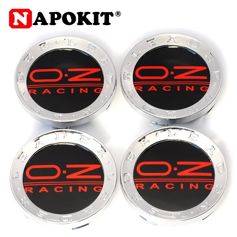 

4pcs 60mm FASHION LEADER Label OZ O.Z Racing Wheel Center Hub Cap Car Emblem Logo Cap for Lada Kia GOLF POLO SKODA CRUZE Hubcap
