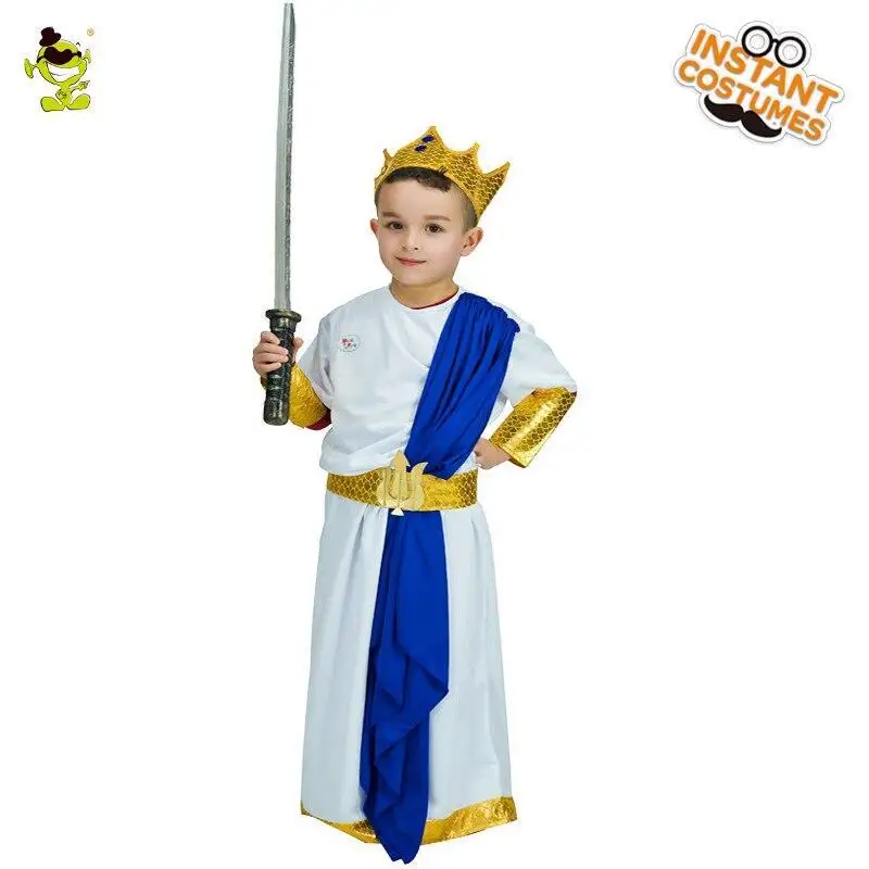 Детский костюм для косплея Poseidon рождественское нарядное платье вечеринки