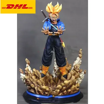 

16" Dragon Ball Statue Saiyan Torankusu Bust With LED Light Full-Length Portrait Original Ver GK Action Figure Toy BOX 40CM X385