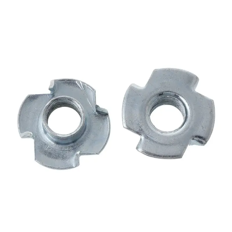 

Four-Claw Furniture Nut Square Nail M10 Series Lock Nut Connector Wood Board Inlaid Furniture Hardware Fastener