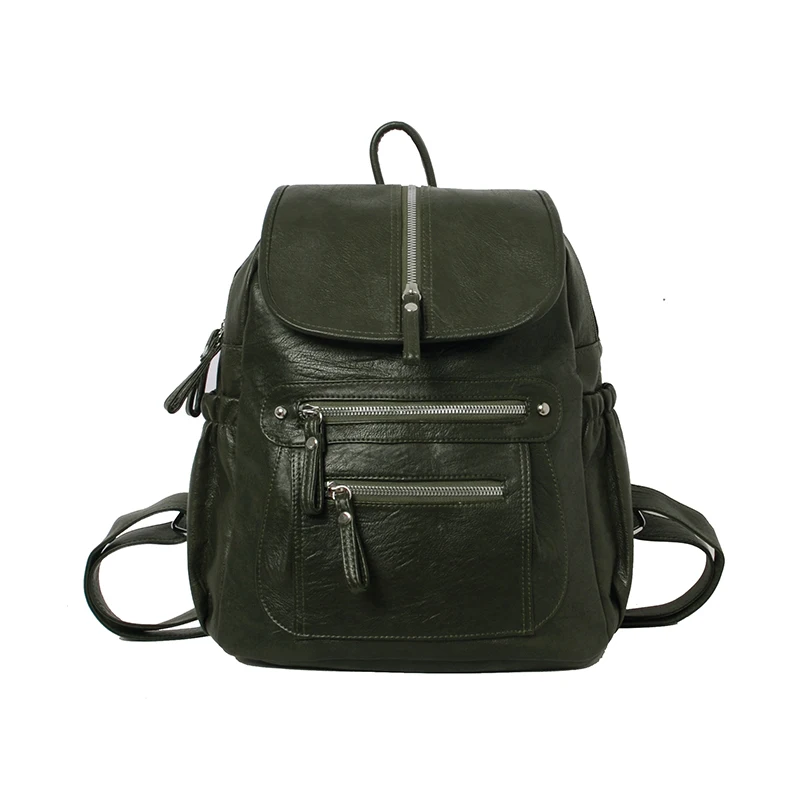 Модный кожаный женский рюкзак, сумки через плечо для отдыха, Mochila Feminina, вместительная школьная сумка для девочек