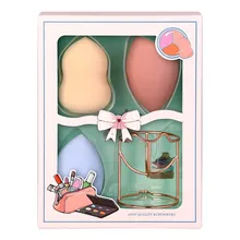 Макияж Губка Крем-пудра набор профессиональных Красота косметика, Подарочная отбеливающий увлажняющий bb-крем составляют блендер мягкий спонж-блендер для влажного нанесения