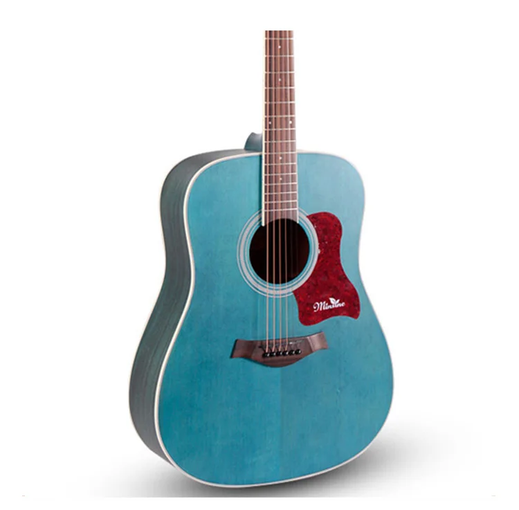 Bullfighter D-4016 ель дерево синий доступный OEM Акустическая гитара Твердый Топ