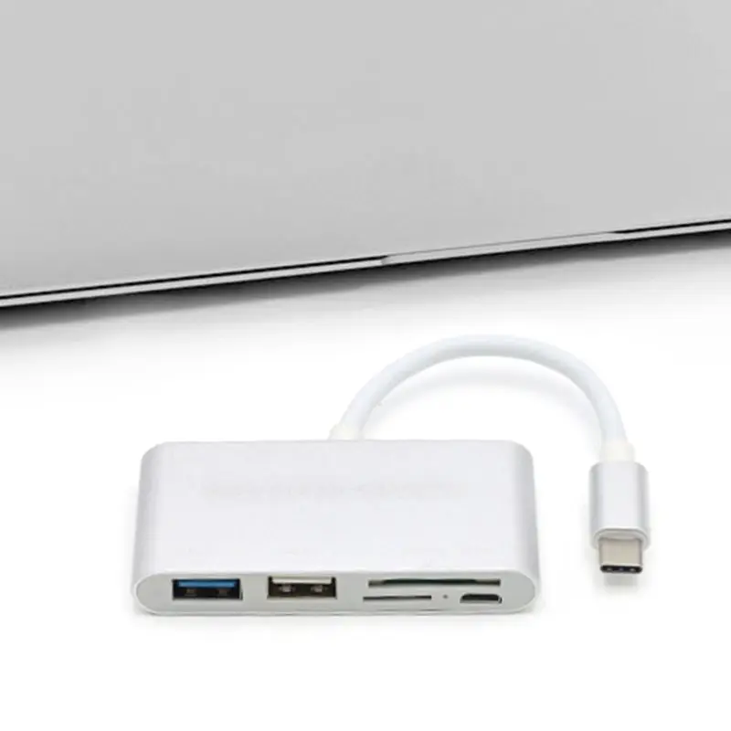 USB C3.1 тип-c OTG для чтения карт/USB 3,0 концентратор/SD/TF адаптер для ноутбуков типа C
