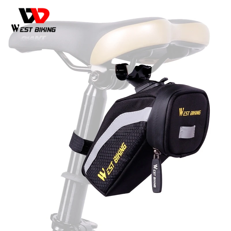 WEST BIKING Bicycle Polyester Back Seat Repair Tools Pocket Bike Seat