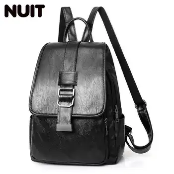 

Women Backpack Large Capacity Korean Style Student Black Retro Backpacks For Teenage Girls Back Pack Usb Backpack Plecak