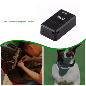 

GF07 Mini Enhanced Magnetic Positioner Car GPS Locator Anti-Lost Record Tracking Device Magnet Adsorption Function