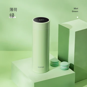 

Portable Cute Digital Thermos Intelligent Temperature Display Insulated Work Cup Stainless Steel Vacuum Flask Thermos II50BWB