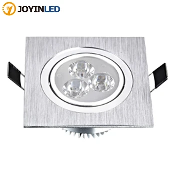 

LED Square Down Lights 3W 6W 7W Recessed Dimmable Downlights 110V 220V Spot Indoor Ceiling Home Lighting