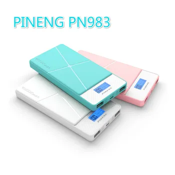 

Power Bank PINENG PN-983 Metal 10000mah Dual USB External Mobile Battery Charger Power Bank For phone power bank