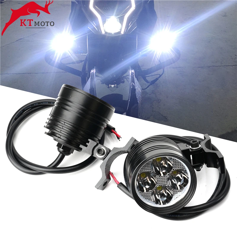 For Triumph Tiger Explorer 1200 1050i 955i 800/XC TRIDENT 660 Motorcycle headlights auxiliary lamp 12V LED spot head lights
