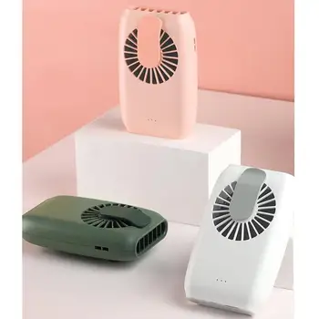 

Hanging waist fan USB charging hanging neck fan mini handheld multi-function portable desktop small fan cold your summer