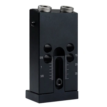 

Woodworking Oblique Hole Puncher Locator Pocket Hole Jig Bevel Slotting Angle Positioner