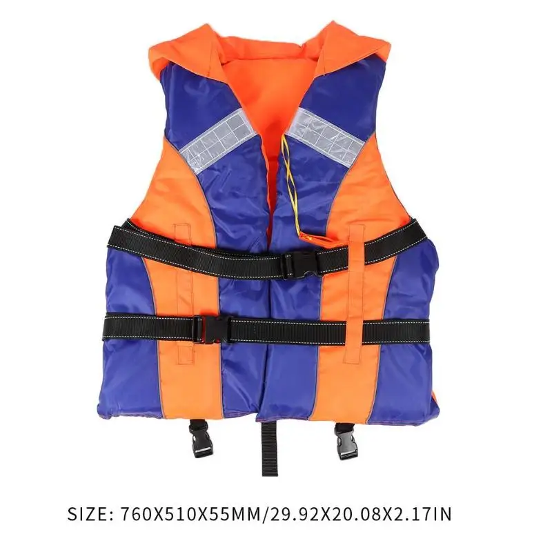 Hot Sale Life Vest Adult 210D polyester Adjustable Adult Fishing Vest Jacket Snorkeling Drifting Life Vest Whistle for Saveing