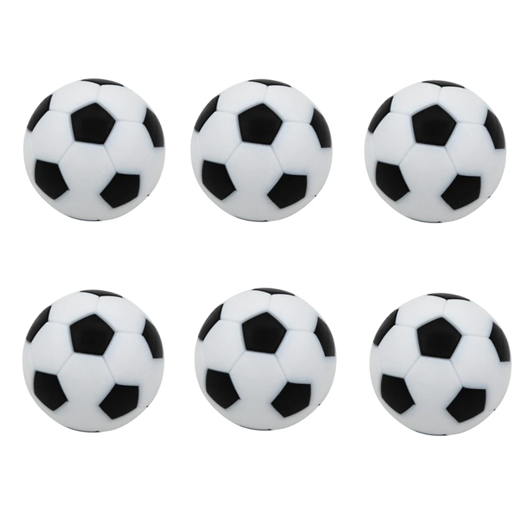 6Pcs Foosball/Soccer Game Table Soccer Balls for Adults, Kids Indoor Family Sports Toys Game-Choice of Color