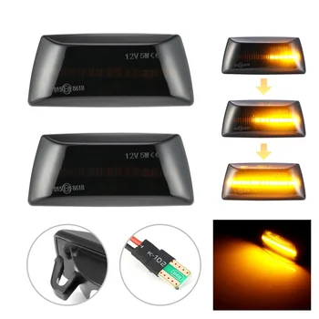 

2pcs Dynamic LED Car Side Marker Lights Repeater Signal Lights for Opel Insignia Astra H Zafira B Corsa D for Chevrolet Cruze