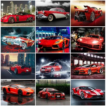 

HUACAN DIY Diamond Painting Full Square Car 5D Diamond Art Embroidery Landscape Handmade Home Decor Gift