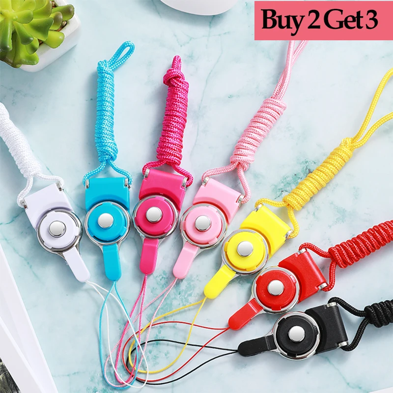 6 Colors Portable Mobile Phone Straps Rope for Samsung Galaxy S6 S7 Edge Plus iphone Lanyard Neck Strap Decoration | Мобильные