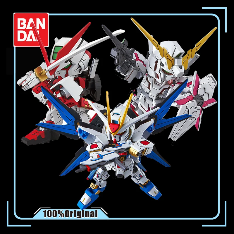 Фигурки героев мультфильма BANDAI Q Version SDEX SD EX Gundam Astray Wing Zero UNICORN GUNDAM рождественские
