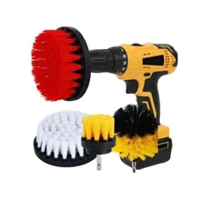 4 шт./компл. цвет мягкий Мощность поломоечных щеток, электрическая дрель щетка Мощность на каждый день набор чистящих средств для ухода за кожаные диваны cardropshipping
