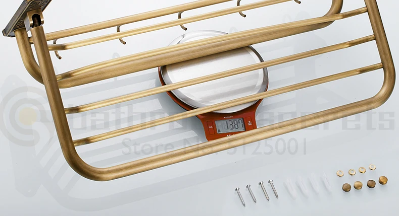 Antique All Copper Towel Rack Bathroom Folding Towel Rack Towel Rack Bathroom Rack Towel Bar European Towel Hanger Bathroom