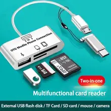 

Multi-function Card Reader TF/SD/U Disk/Mobile Phone Camera Type-C OTG Universal Expansion Card Reader for Laptop Computer