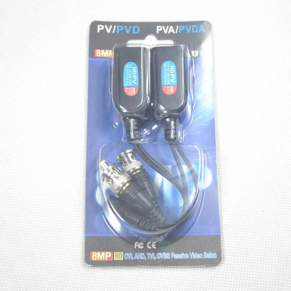 5 пар 8MP видео балун сплит-система видеонаблюдения BNC power hd CVI/TVI/AHD CAT5e/6 Защита от перенапряжения 8MP 5MP 4MP 3MP 1080P 720P 960H камера