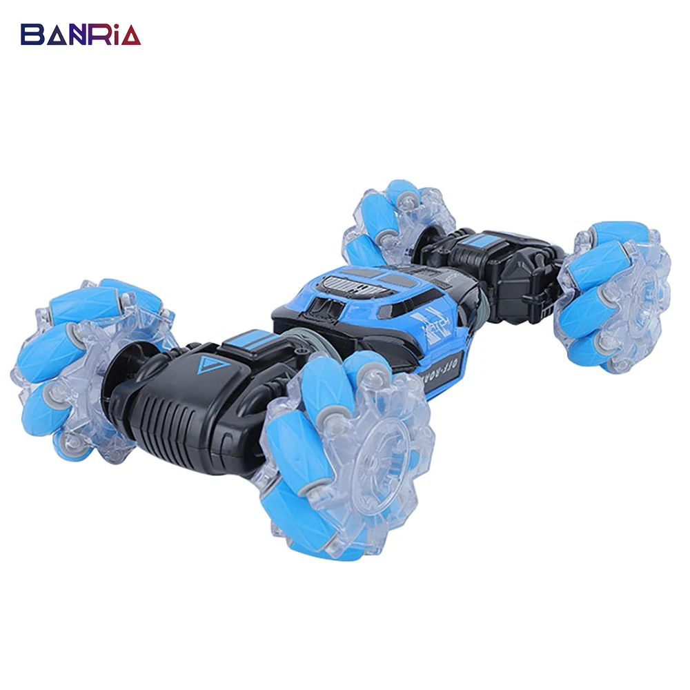 

GOOLRC 4WD RC Stunt Car Watch Gesture Sensor Control with LED Light Deformable Drift Car Transformer Toys Kid Gifts