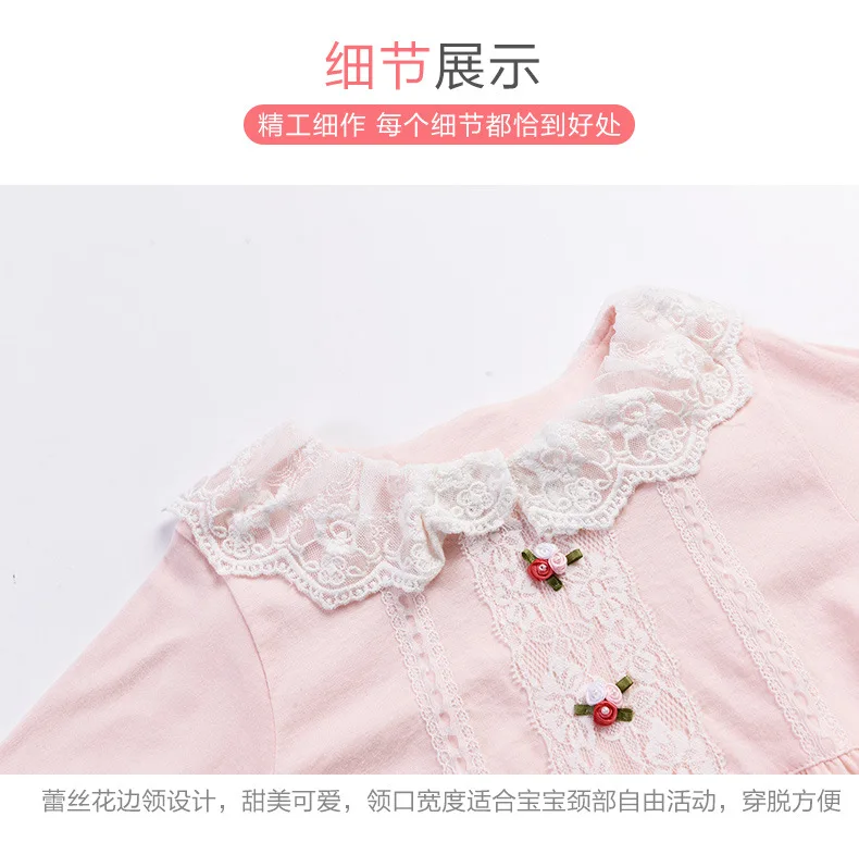 para Meninas Pijamas Primavera e Outono Roupa de Dormir Algodão Manga Longa Criança Crianças Pijamas Meninas Roupas Infantis 17 Conjuntos de pijama