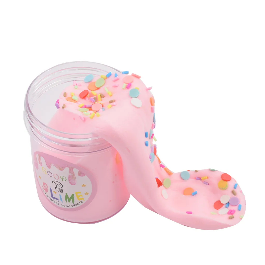120ML Foam Ball Clay Could Slime Putty Scented Stress Kids Clay Toy slime container pate a modeler enfant W1004