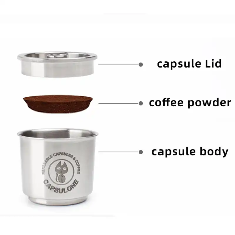 Stainless Steel Capsule Coffee Filter Reusable Capsule Shell Fit for Illy Machine Reusable Coffee Filter Stainless Steel Capsule Coffee Filter Reusable Capsule Shell Fit for Illy Machine Reusable Coffee Filter
