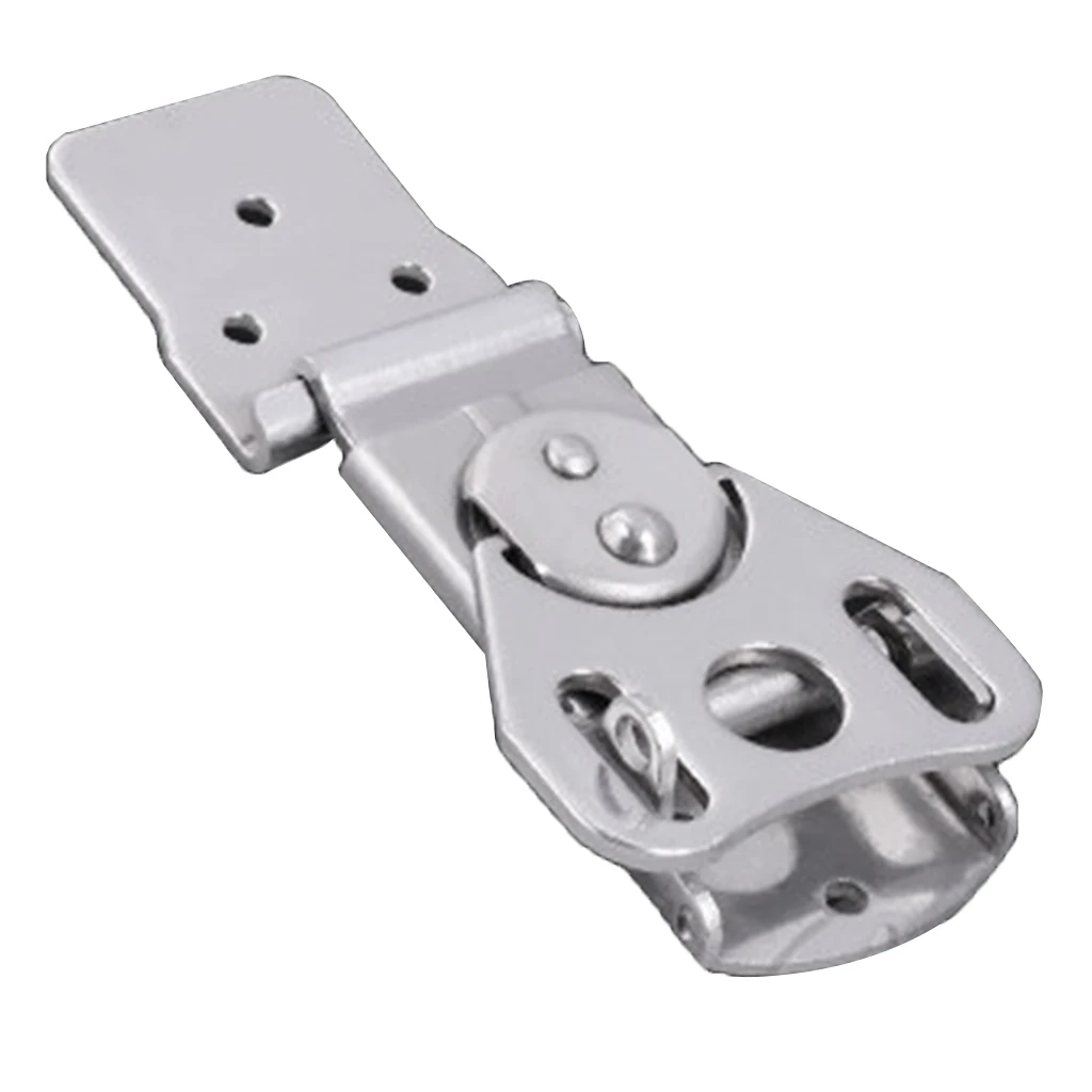88 x 44mm Durable Marine Stainless Steel Flight Case Butterfly Rotate Turn Latch Lock with Eye Ring