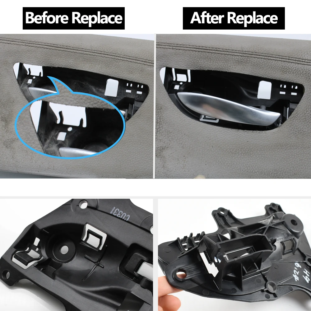 Car Front Rear Door Handle Bowl Underplate Replacement For Bmw 5  