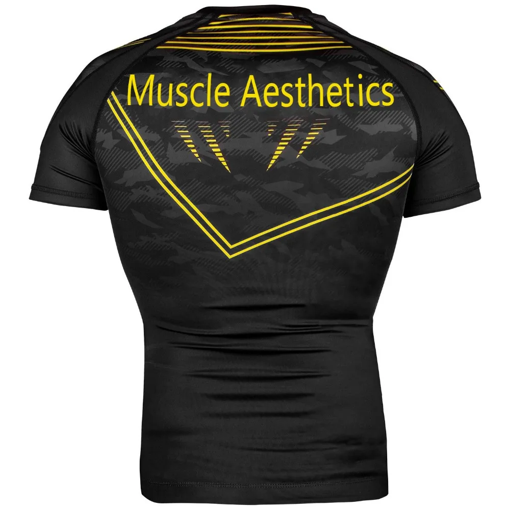 Новая одежда для тренажерного зала облегающая футболка Мужская s Мужская футболка для фитнеса футболка для тренажерного зала Мужская футболка для бега велосипедные топы