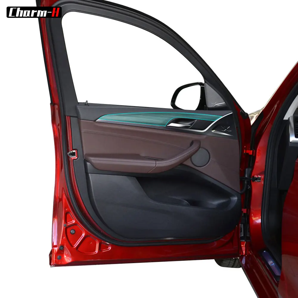 Invisible Center Console Gear Shift Knob Interior Trim TPU Protective Film Sticker for BMW X3 G01 RHD 2018 Styling Accessories