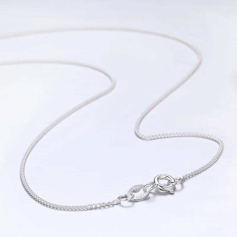 【新品未使用】narrow hook chain choker silver Sterling Silver Chain Choker - Minimalist Ultra Thin